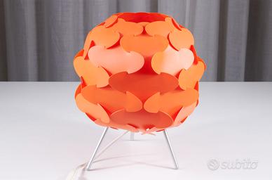 Lampada da tavolo IKEA Fillsta arancione anni ’90