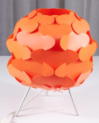 Lampada da tavolo IKEA Fillsta arancione anni ’90