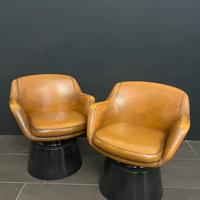 Coppia di poltrone vintage ‘60 in pelle