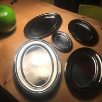 Piatti nuovi da portata in acciaio inox