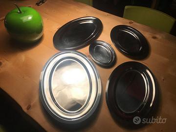 Piatti nuovi da portata in acciaio inox