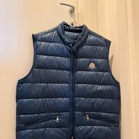 Piumino Moncler 100grammi blue uomo