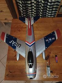 Modellismo Aereo rc jet F-86 Sabre EDF