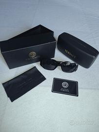 Occhiali da sole Versace 4361  Neri unisex - Nuovi