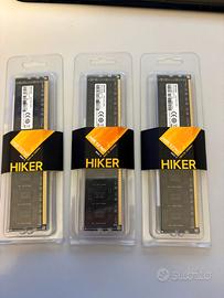 Memoria RAM DDR3 8GB  1600MHz - 3 pezzi