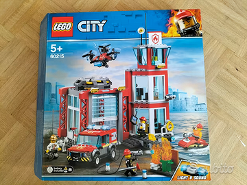 Set Lego City Caserma Dei Pompieri 60215 Camion Dei Pompieri Lego