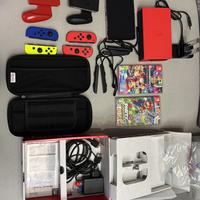 Nintendo switch oled 64GB + accessori e giochi