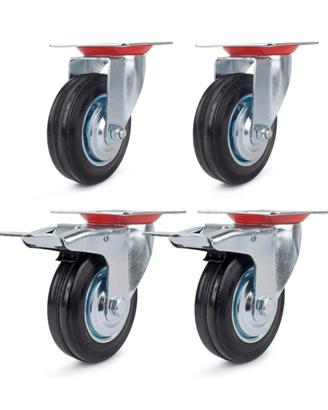 nr 3 set - Ruote Girevoli per carrello 160mm