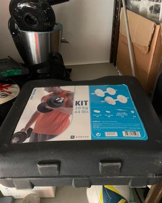 Kit 2 manubri con pesi domyos