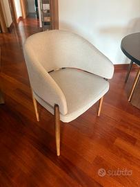 Sedie 4pz in legno di frassino