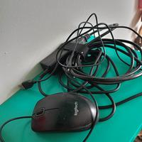 Mouse con filo e cavo USB