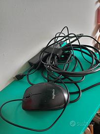 Mouse con filo e cavo USB