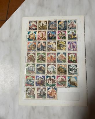 Francobolli castelli d’Italia