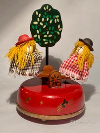 Giostrina in Legno primi '900 con Carillon Perfett