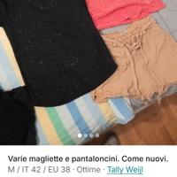 Vari capi donna 10pezzi tg M/L come nuovi 