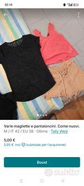 Vari capi donna 10pezzi tg M/L come nuovi 