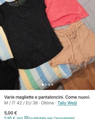 Vari capi donna 10pezzi tg M/L come nuovi 