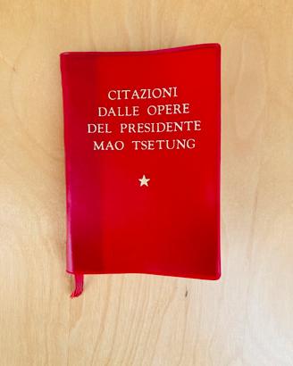 Libretto Rosso DEL PRESIDENTE MAO TSETUNG