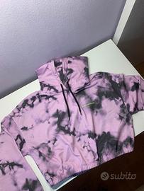 Maglia garzata maniche lunghe ma corti in vita