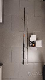 PESCA COMBO LIGHT SPINNING CAPERLAN + DAIWA