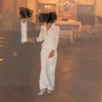 Tailleur da sposa in pizzo modello Chanel