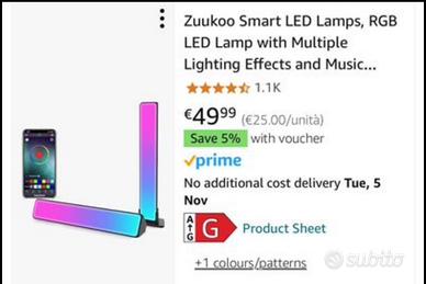 Smart led RGB lamp desk Bluetooth USB scrivania