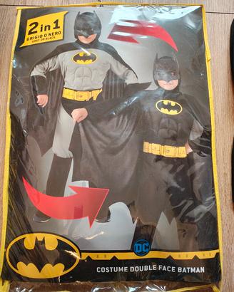 Carnevale costume Batman doppio RIBASSO