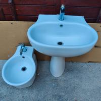 lavabo e bidet in ceramica 