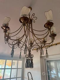 Lampadario anni 50 vintage