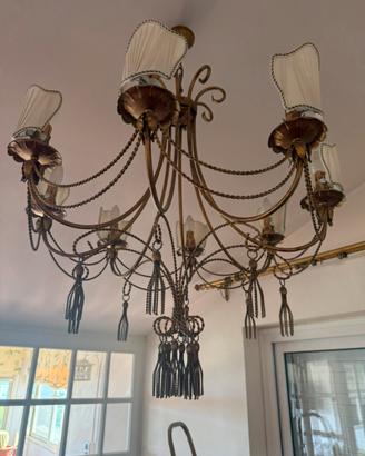 Lampadario anni 50 vintage