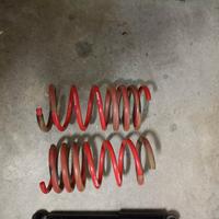 koni originali 500 Abarth competizione più eibach 