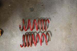 koni originali 500 Abarth competizione più eibach 