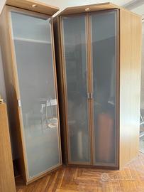 armadio pax ikea rovere