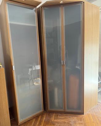 armadio pax ikea rovere