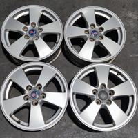 4 cerchi lega saab 9.3 9.5 900 r16 lt2359