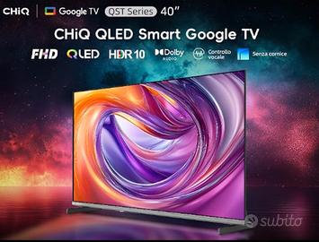 Chiq 40” QLED Full HD Google TV