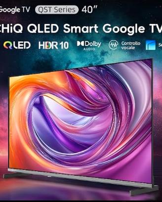 Chiq 40” QLED Full HD Google TV