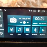 RADIO MONITOR 1 DIN 10" ANDROID + RETROCAMERA