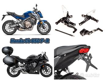 Honda Cb 650 F R accessori pedane protezioni freni