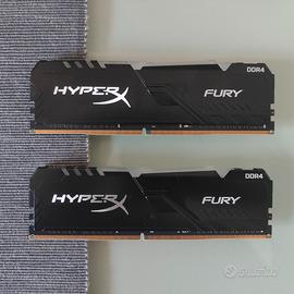 RAM DDR4 32GB 2x16GB 3200 Hyper X Fury RGB