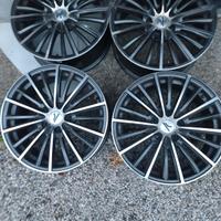 4 cerchi lega marca Threeface per Nissan 