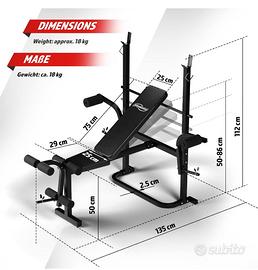 panca palestra  multifunzione 