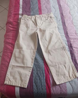 Pantaloni beige anni 4 marca Dolce e Gabbana Junio