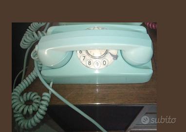 Telefono da tavolo vintage anni ’60/’70  celeste