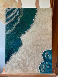 Tempesta pittura a olio