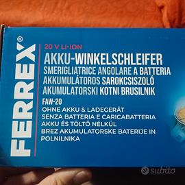 smerigliatrice angolare FAW 20 batteria 
