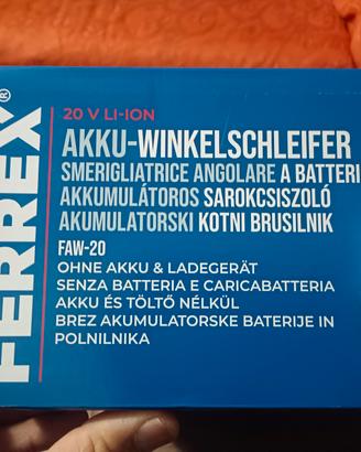 smerigliatrice angolare FAW 20 batteria 