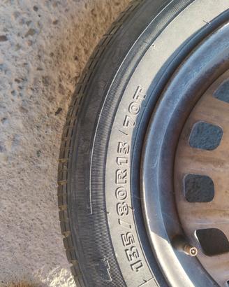 ruota scorta fiat panda con ki