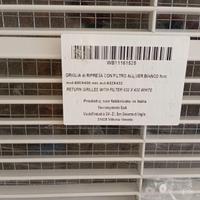 Griglie ripresa aria condizionatore controsoffitto