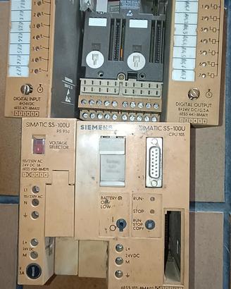 Siemens PLC  Simat S5-100U  In /Out
/Cpu
/Alimenta